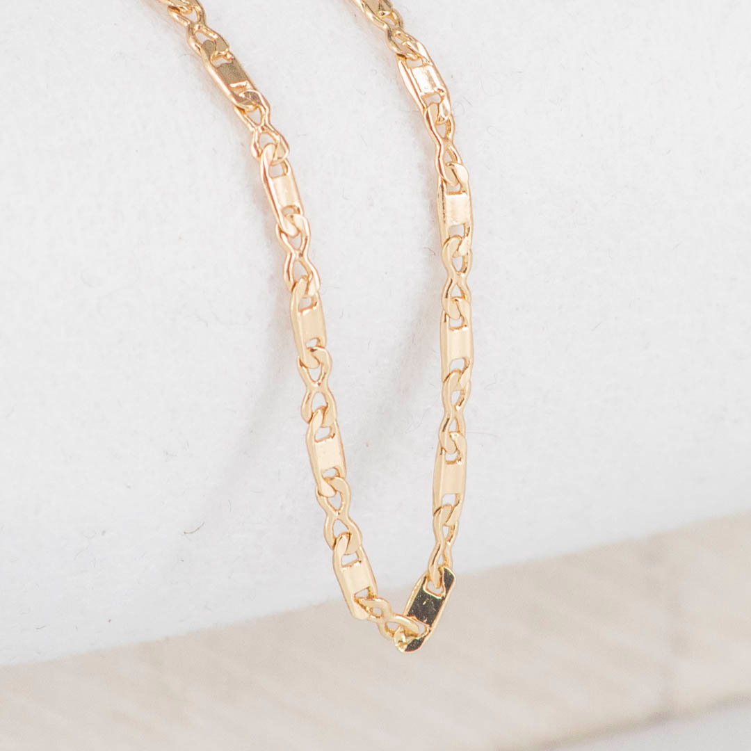 CADENA ESCALERA PLANA 2MM-45CM