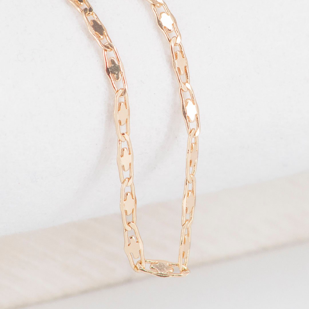 CADENA ESCALERA CRUZ 2.5MM-45CM