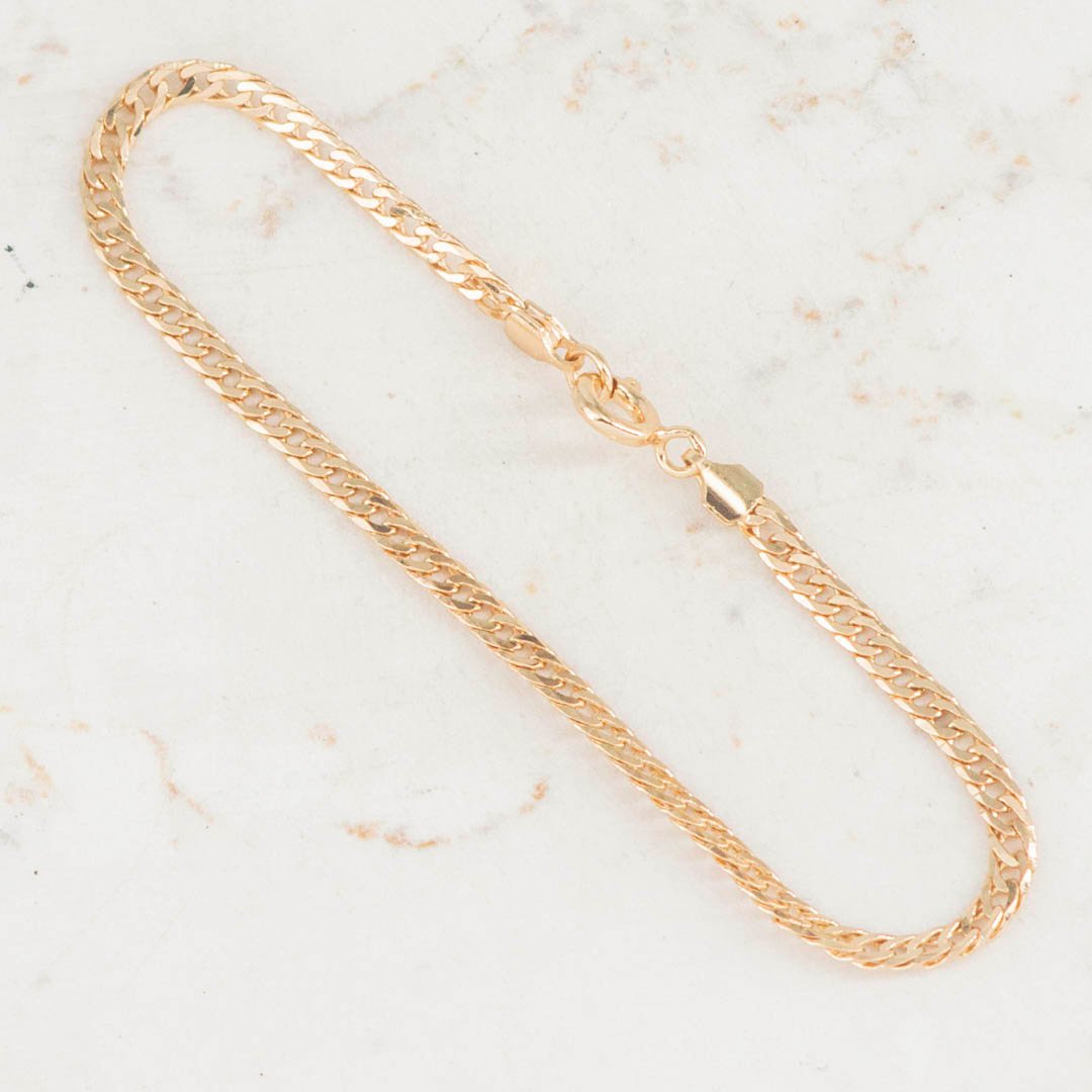 PULSERA CUBANA CONTINUA 3MM