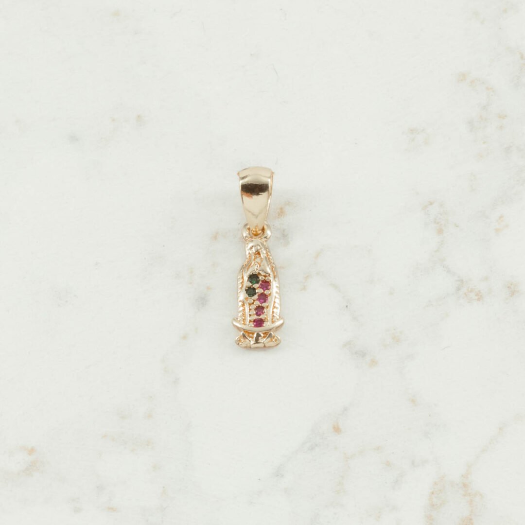 DIJE GUADALUPE CIRCONIAS COLORES