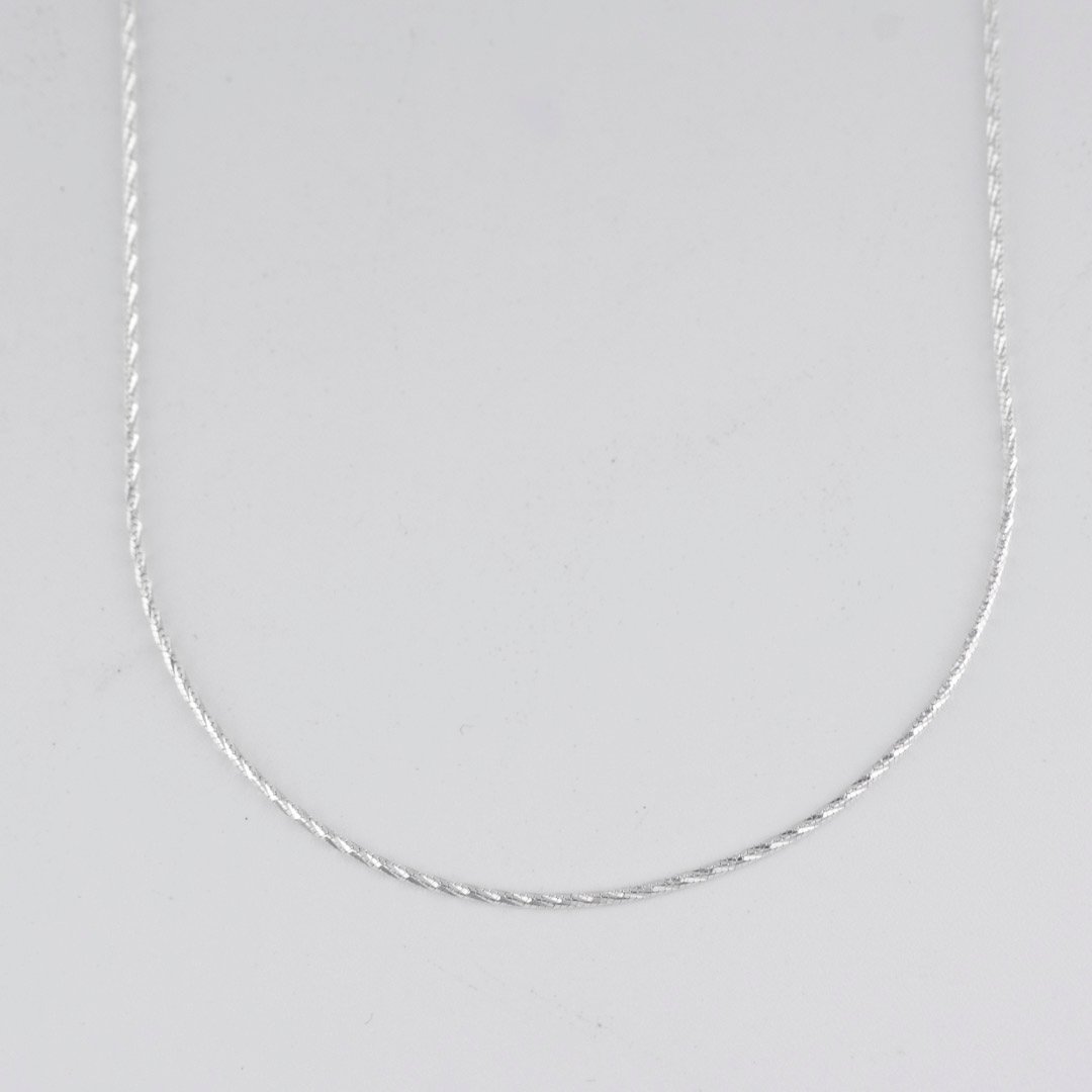 CADENA COLA DE RATON TALLADA 1MM-45CM