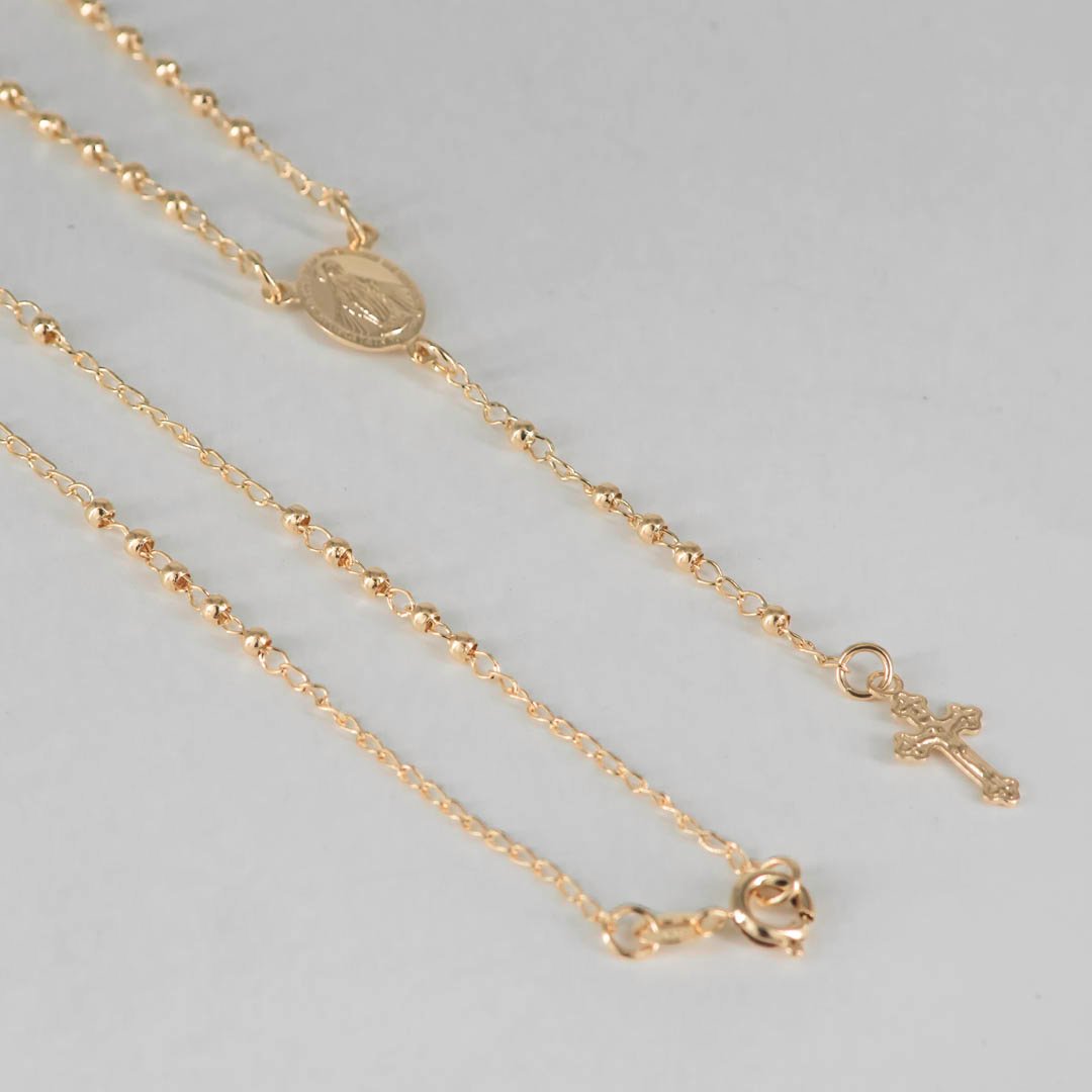 CAMANDULA MILAGROSA 2MM CRUZ CRISTO