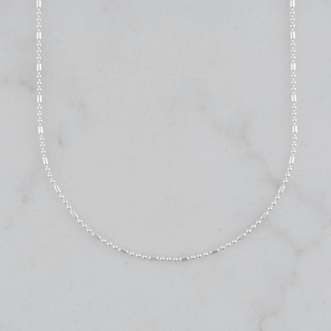 CADENA BARRIL PUNTO 3X1 1MM-45CM