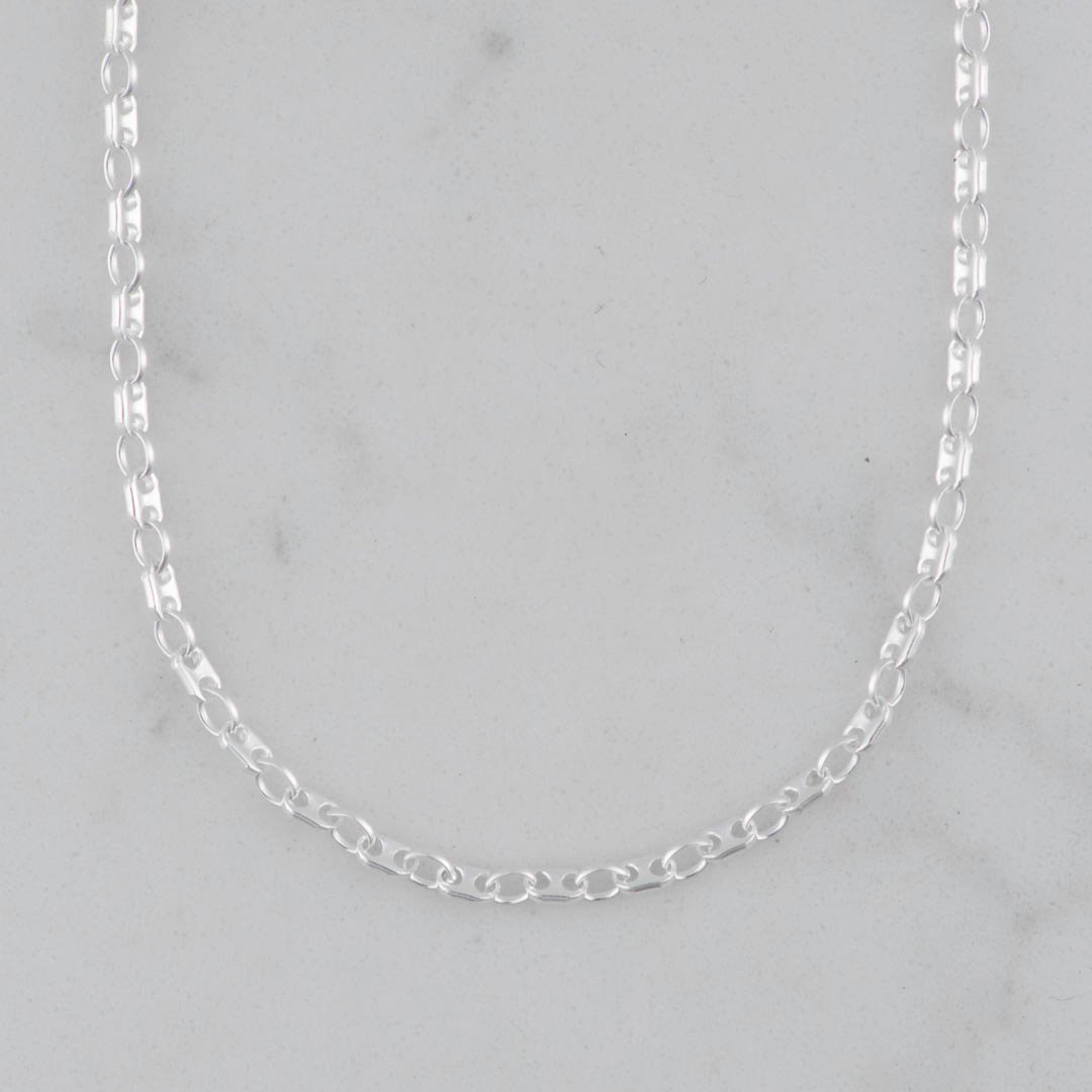 CADENA TEJIDO GUCCI RECTANGULAR 2.5MM-50CM