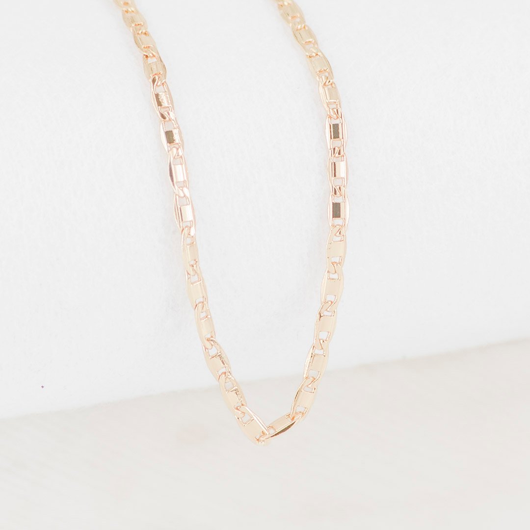 CADENA ESCALERA PLANA SEMITALLADA 2MM-45CM