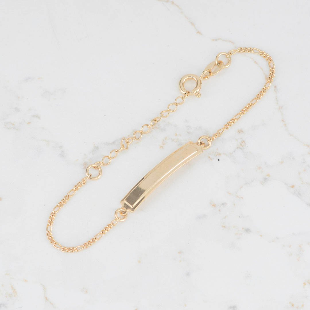 PULSERA PLACA 3X1 1.5MM