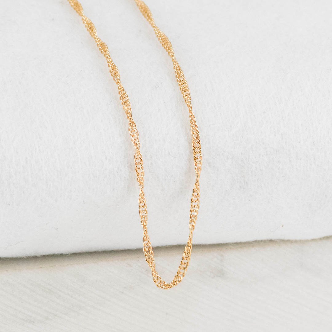 CADENA SINGAPUR DELGADA 1.5MM - 50CM