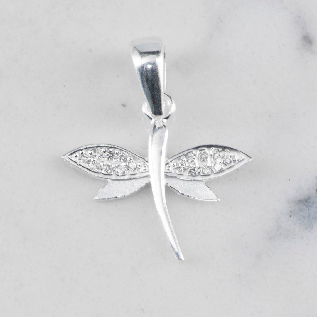 DIJE LIBELULA ALAS CIRCONES