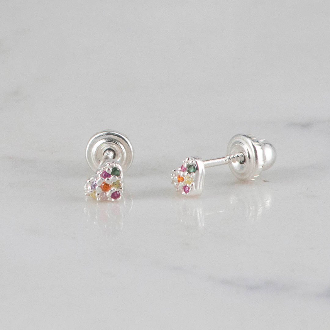 TOPO CORAZON CIRCONES MINI