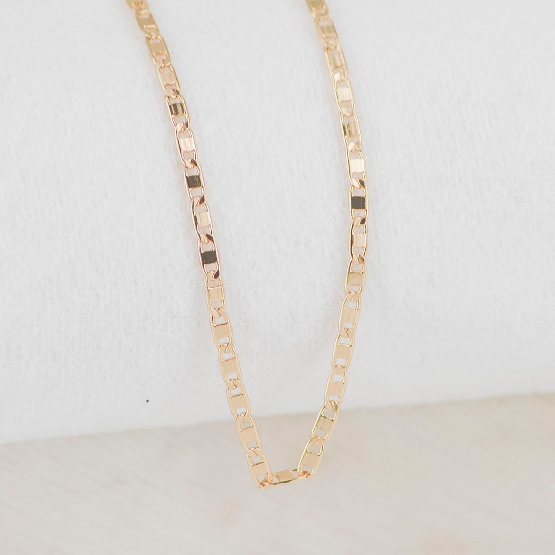 CADENA ESCALERA PLANA 2MM-60CM