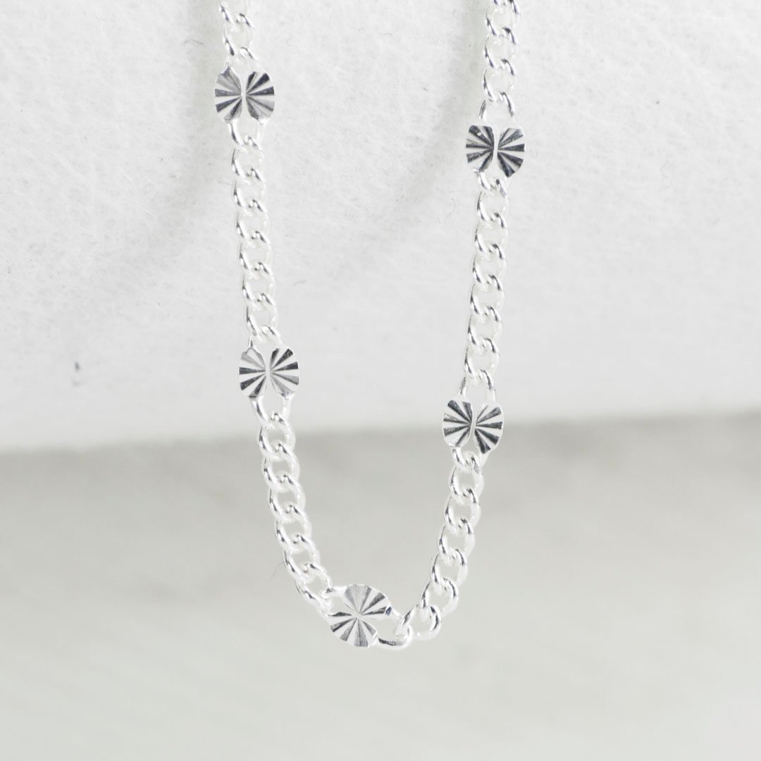 CADENA BOLA DESTELLO 3MM-45CM