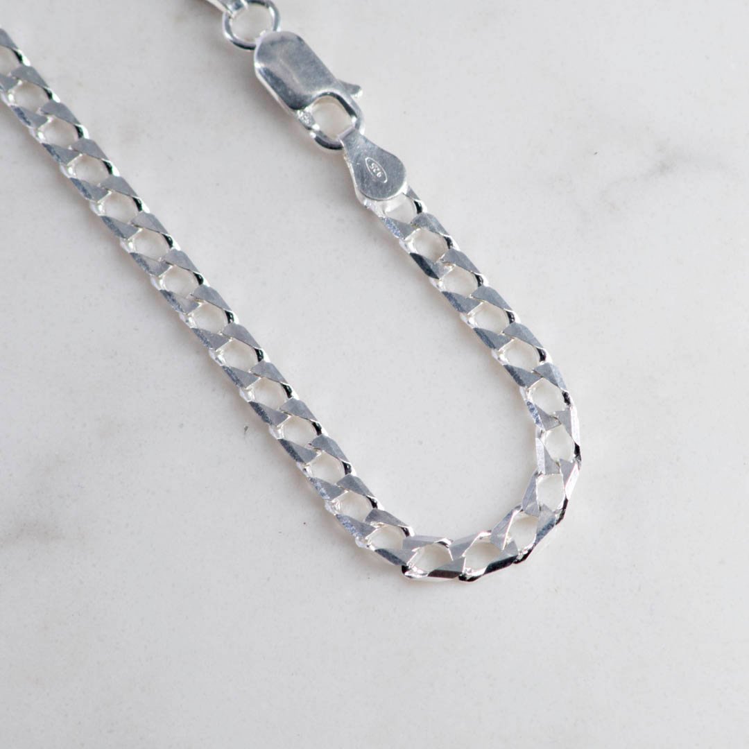 PULSERA CUBANA ESLABON 3.5MM-19CM